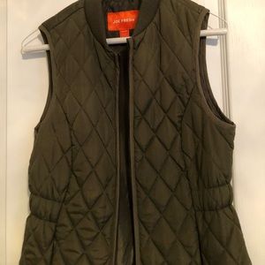 Joe Fresh army green vest perfect for spring